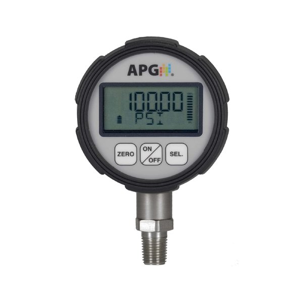 Apg Digital Pressure Gauge, Range 0-100 PSI PG7-100.00-PSIG-F0-L0-E0-C0-P0-N0-B0